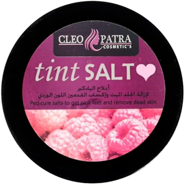 Cleopatra - Tint Salt, For Pedicure, To Get Pink Feet & Remove Dead Skin, 500 ML (Rass Berry) - Image 5
